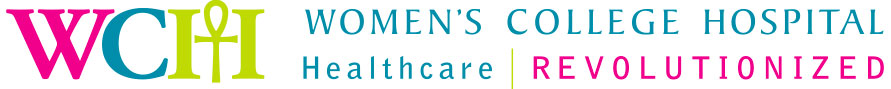 Women's College Hospital logo. Tagline: Healthcare Revolutionized